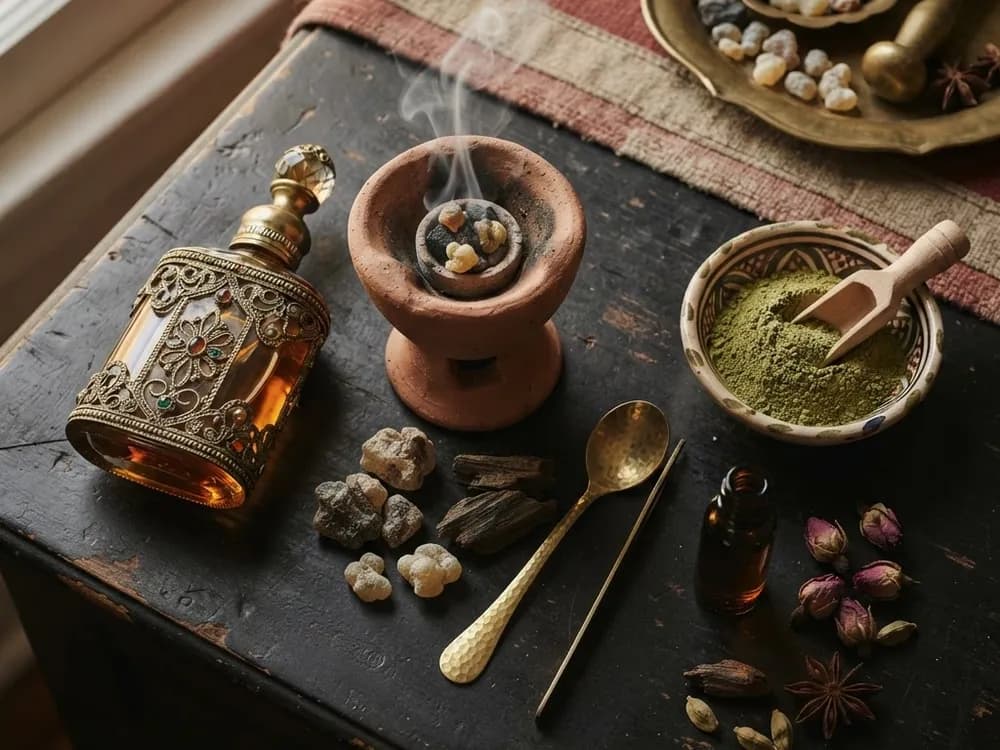Wholesale perfume, incense & henna — North African products
