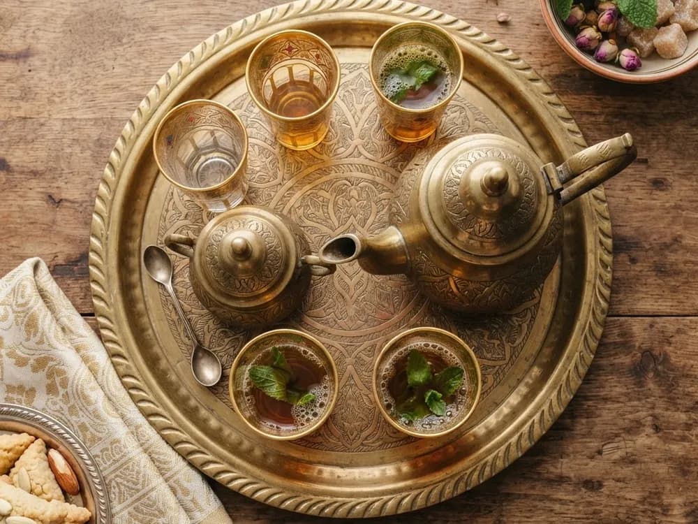 Wholesale teapots, trays & serveware — North African products