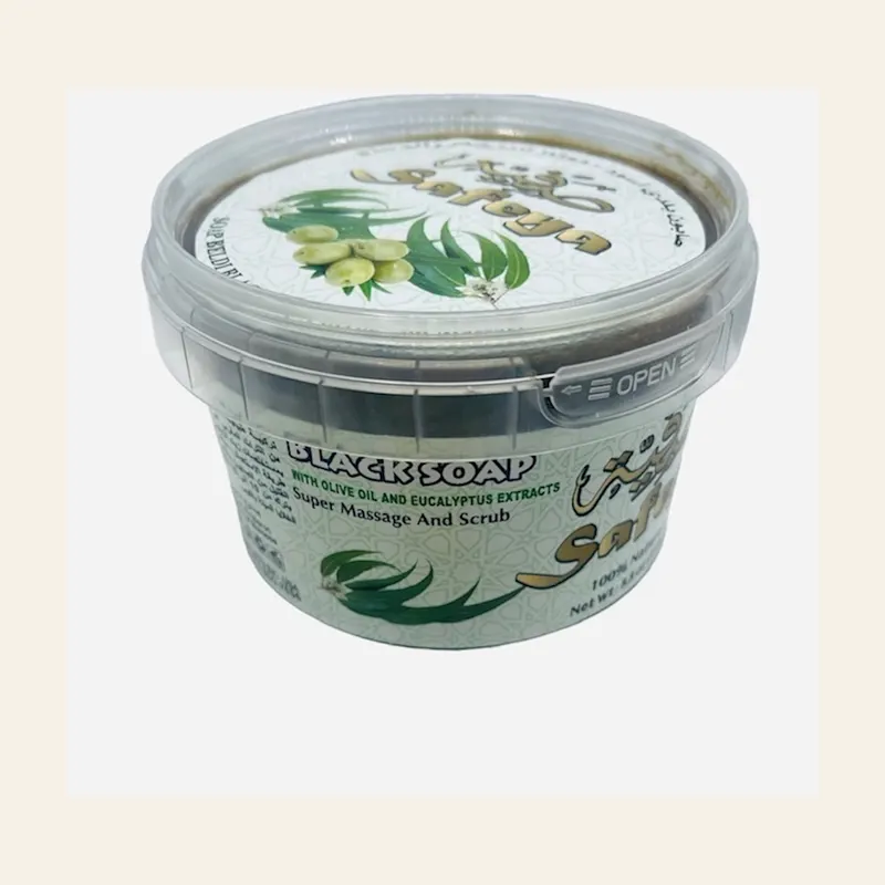 Black Soap Moroccan Eucalyptus 250gx36 — wholesale bath & beauty