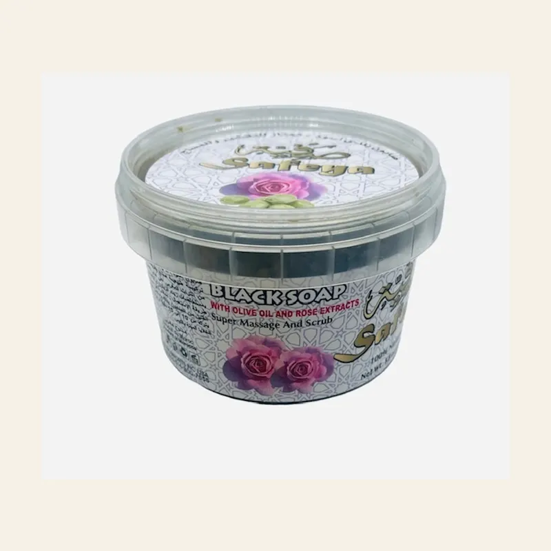Black Soap Moroccan Rose 250gx36 — wholesale bath & beauty