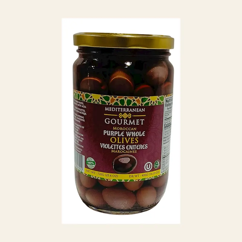 Med Gourmet Purple Olives Violettes 720 g x 12 — wholesale pantry & grains