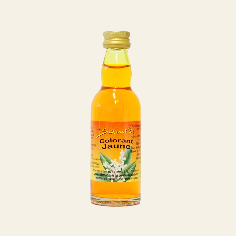 Samra Colorant Jaune Yellow Food Colour 50mL x12 — wholesale baking & sweets