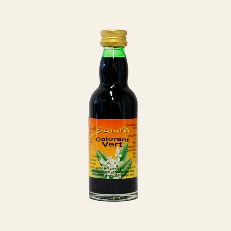 Samra Colorant Vert Green Food Colour 50mL x12 — wholesale baking & sweets