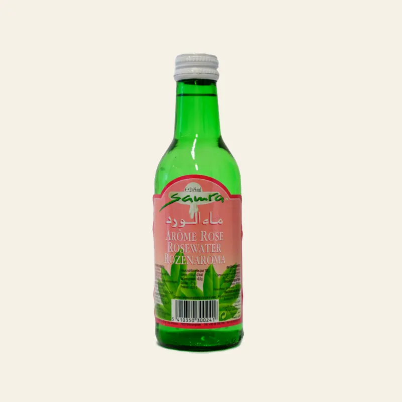 Samra Eau de Rose Water 245mL x20 — wholesale baking & sweets