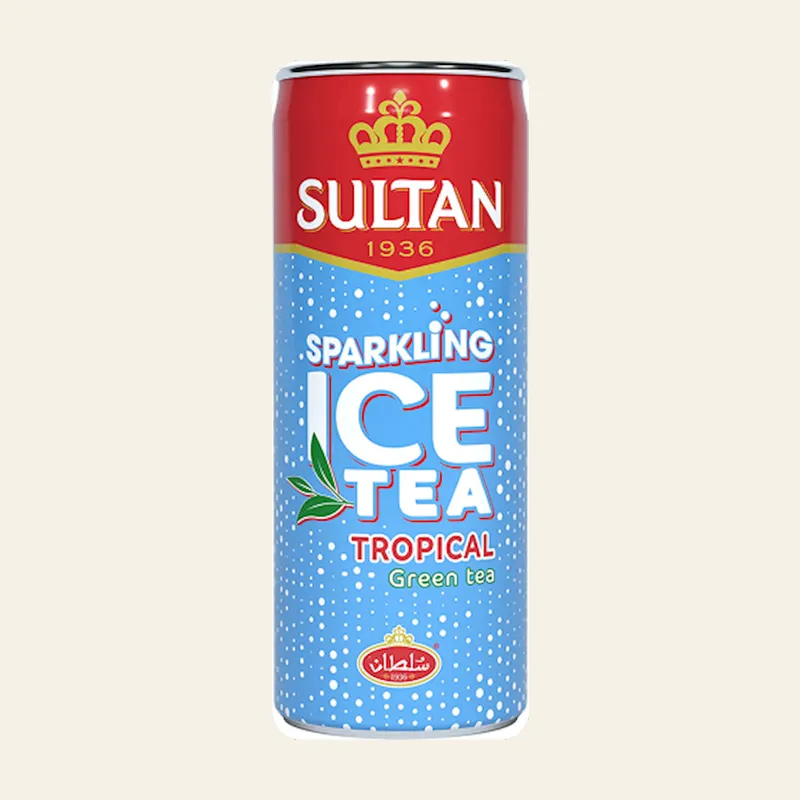 Sultan Tropical Sparkling Ice Tea 33cLx24 — wholesale tea & beverages