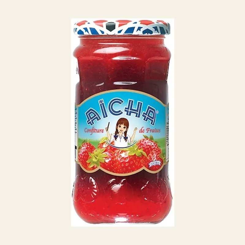 Aicha Strawberry Jam (430g/15OZ x 6) 37clx6 — wholesale pantry & grains