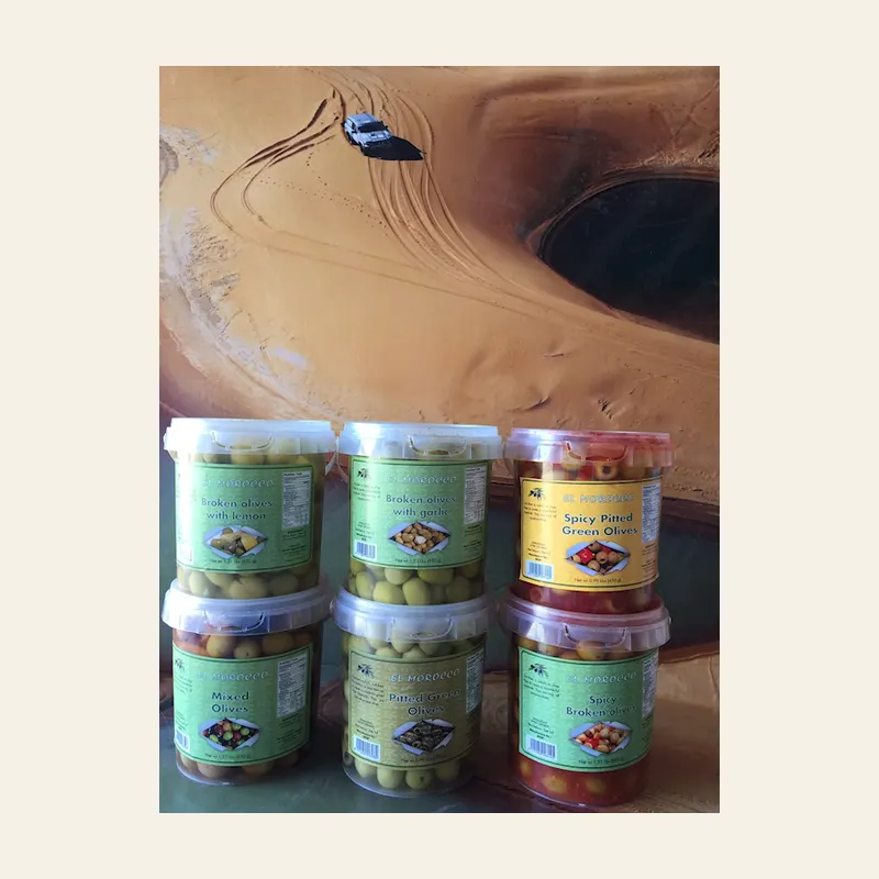El Morocco BBQ Olives 550gx6 — wholesale pantry & grains