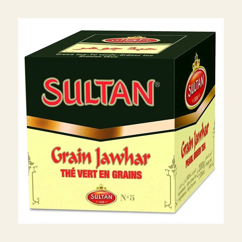 Green Tea Sultan Aljawhar 500gx24 — wholesale tea & beverages