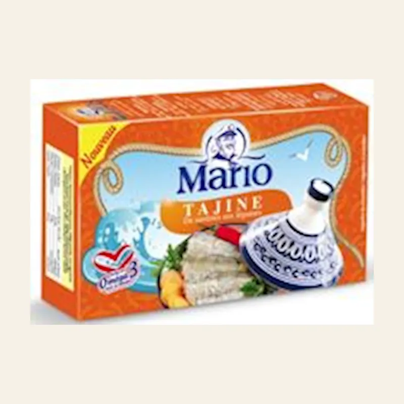 Mario Tajine Sardines with Vegetables 125gx50 — wholesale tagines & cookware