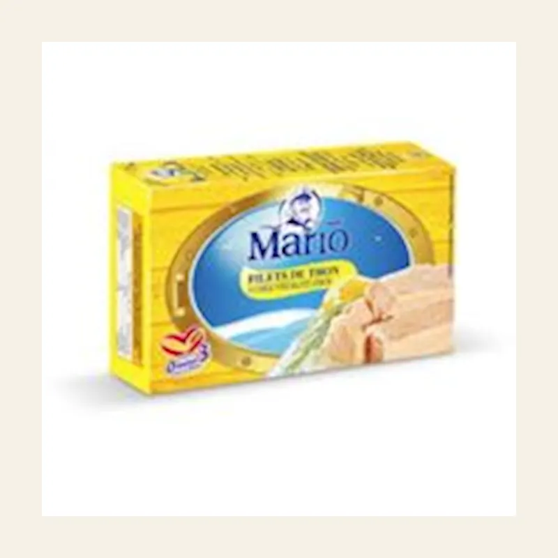 Mario Tuna Fillet with Lemon In Vegetable Oil 125gx50 — wholesale pantry & grains