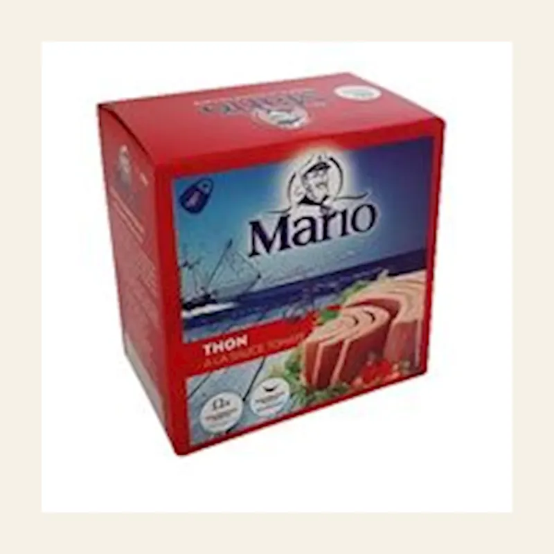 Mario Tuna In Tomato Sauce Single (80gx48) — wholesale pantry & grains