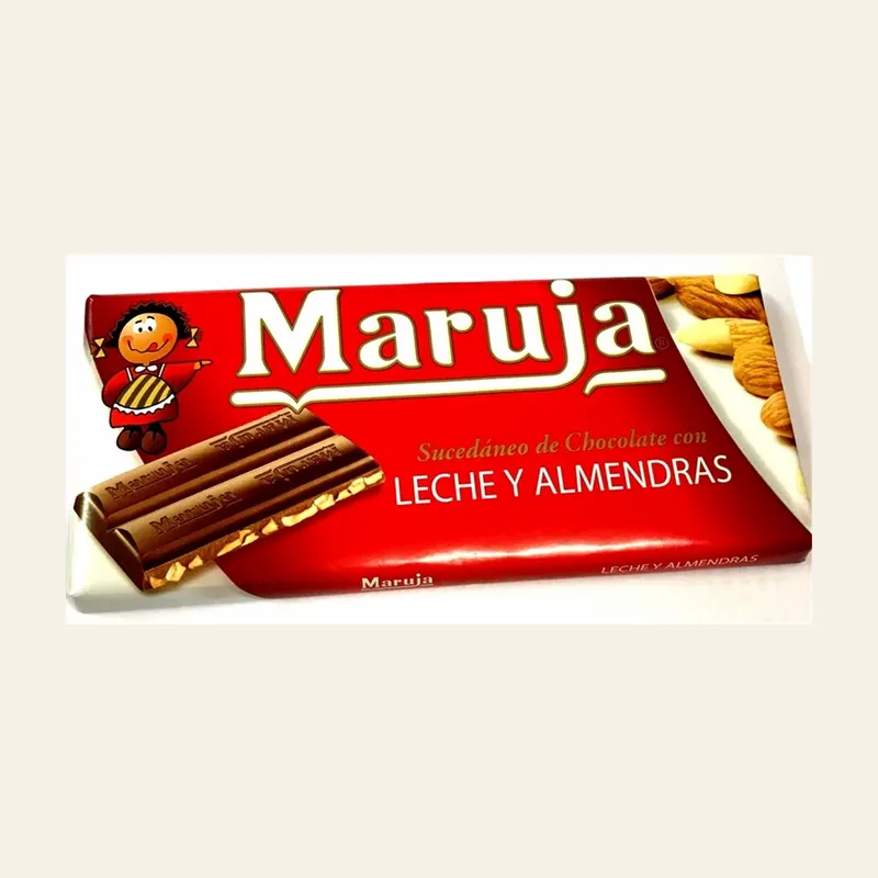 Maruja Chocolate with Milk & Almonds (5OZ)150gx60pcs — wholesale baking & sweets