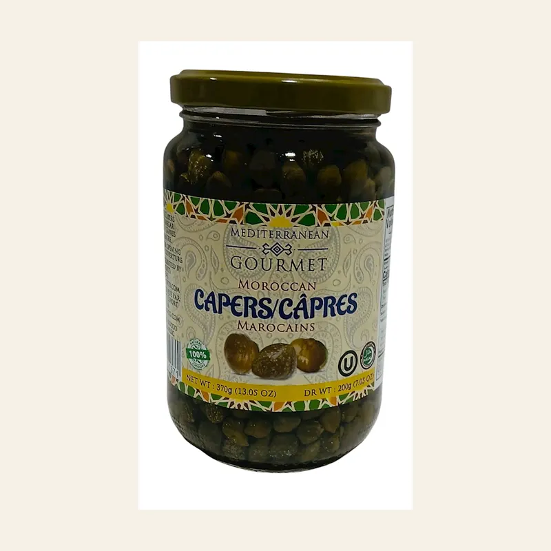 Med Gourmet Moroccan Capers CAPRES 370 g x 12 — wholesale pantry & grains