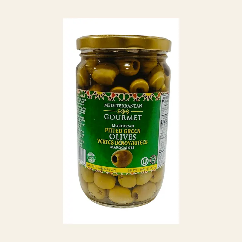Med Gourmet Pitted Olives 720 g x 12 — wholesale pantry & grains