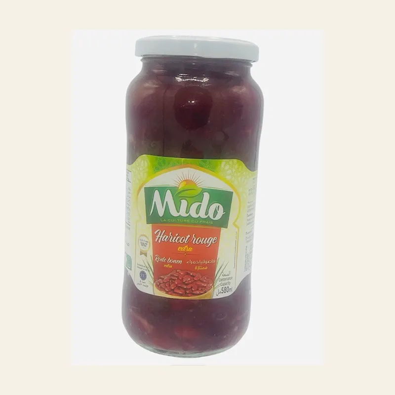 Mido Jarred Red Beans 580 mLx12 — wholesale pantry & grains
