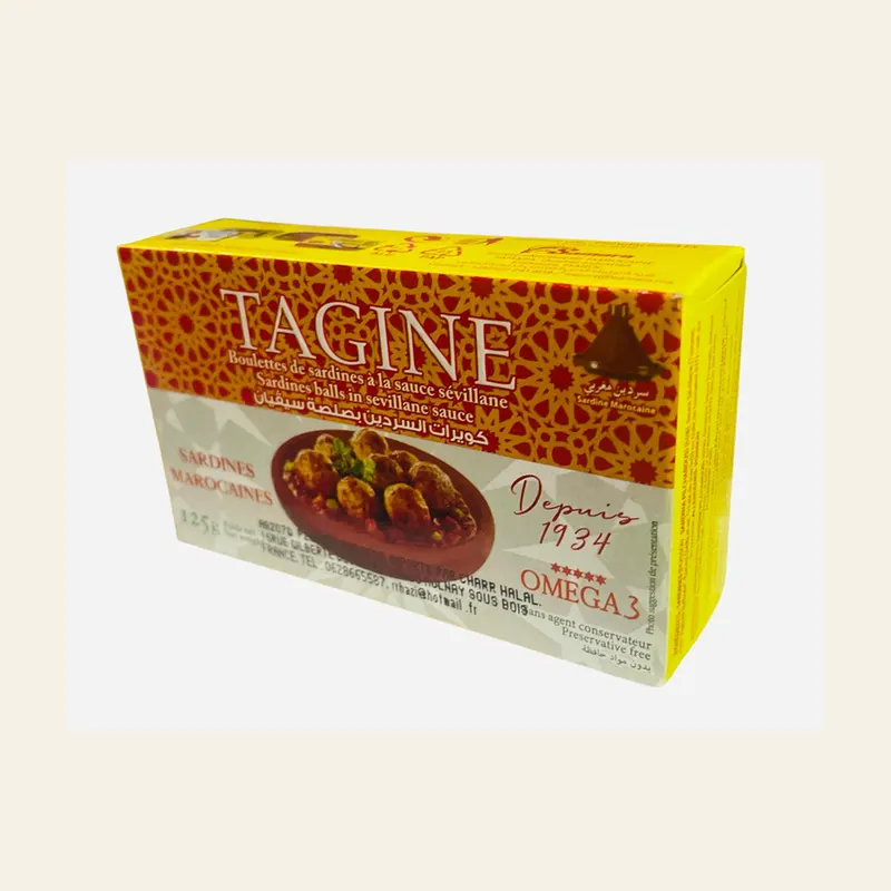 Tagine Sardine Balls in Tomato Sauce 125gx50 — wholesale tagines & cookware