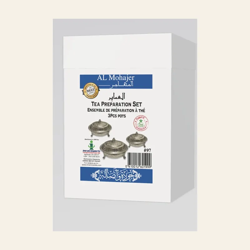 Tea Preparation Set Hand Crafted 3Pcs — wholesale serveware