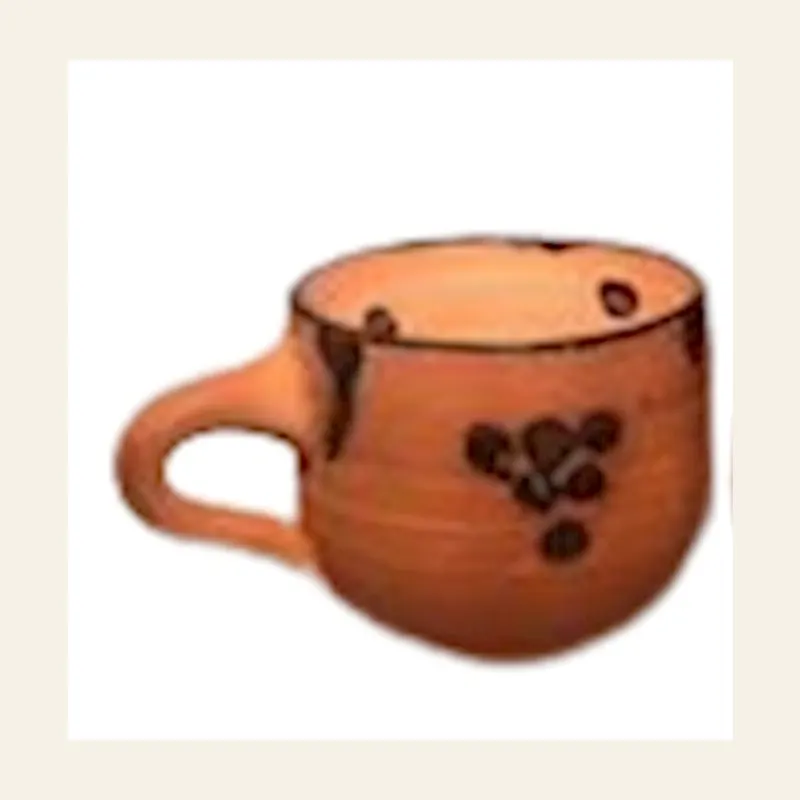 Water Unglazed Katrane Clay Mug x 18 — wholesale serveware